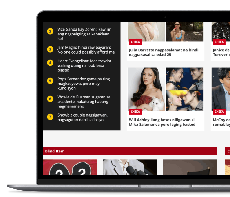 Bandera website on a laptop