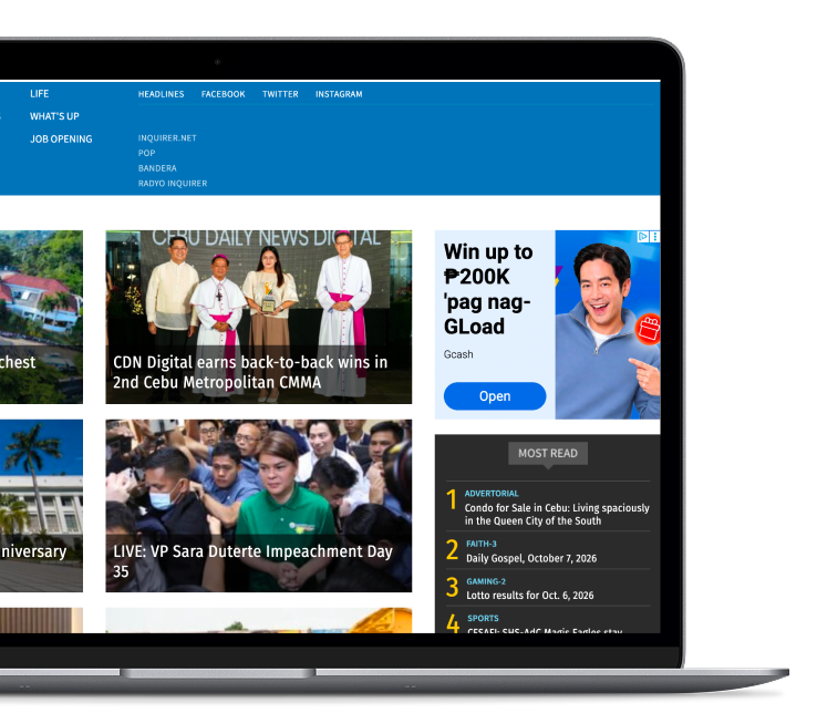 CDN Digital website on a laptop